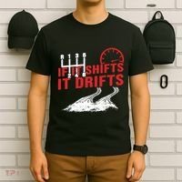 If It Shifts It Drifts Drift Cars Drifting Gift T-Shirt thumb 6