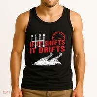 If It Shifts It Drifts Drift Cars Drifting Gift Tank Top thumb 3