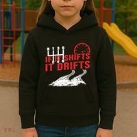 If It Shifts It Drifts Drift Cars Drifting Gift Kids Hoodie thumb 3