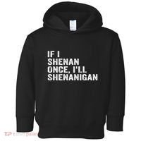If I Shenan Once ILl Shenanigan Funny Quote Toddler Hoodie thumb 0