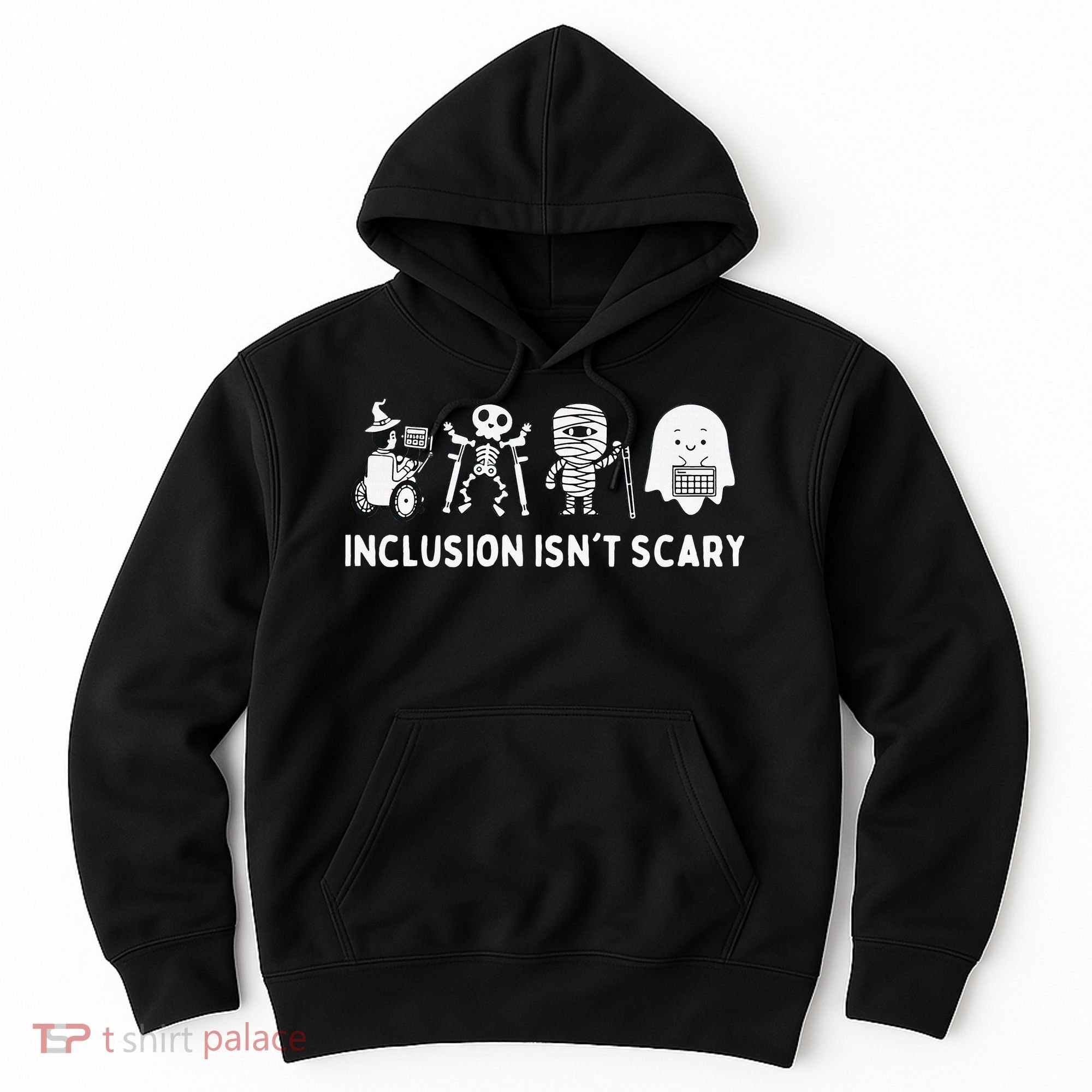 Inclusion Isnt Scary SLP Halloween Sped Teacher Inclusion Hoodie