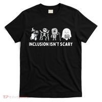 Inclusion Isnt Scary SLP Halloween Sped Teacher Inclusion T-Shirt thumb 0