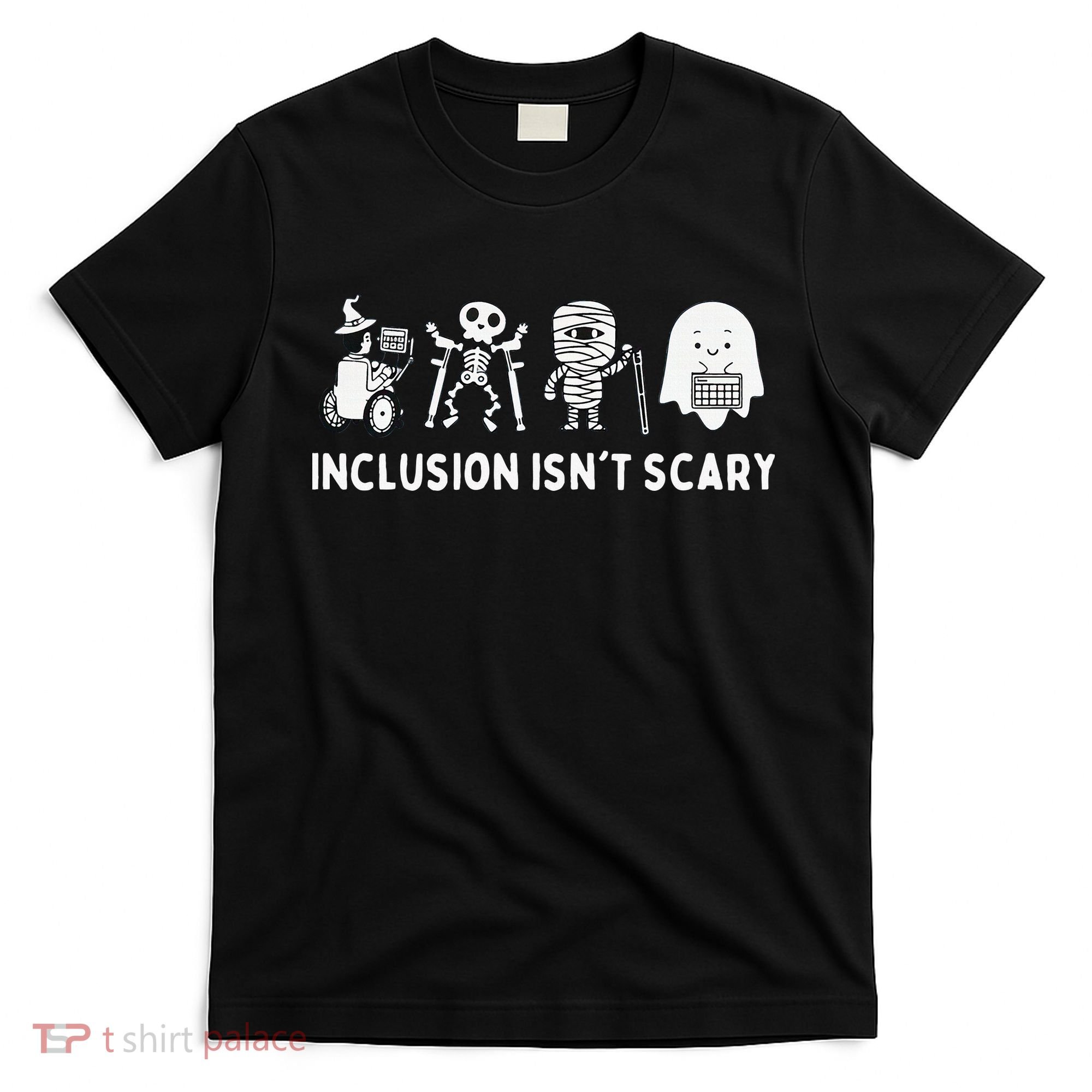 Inclusion Isnt Scary SLP Halloween Sped Teacher Inclusion T-Shirt