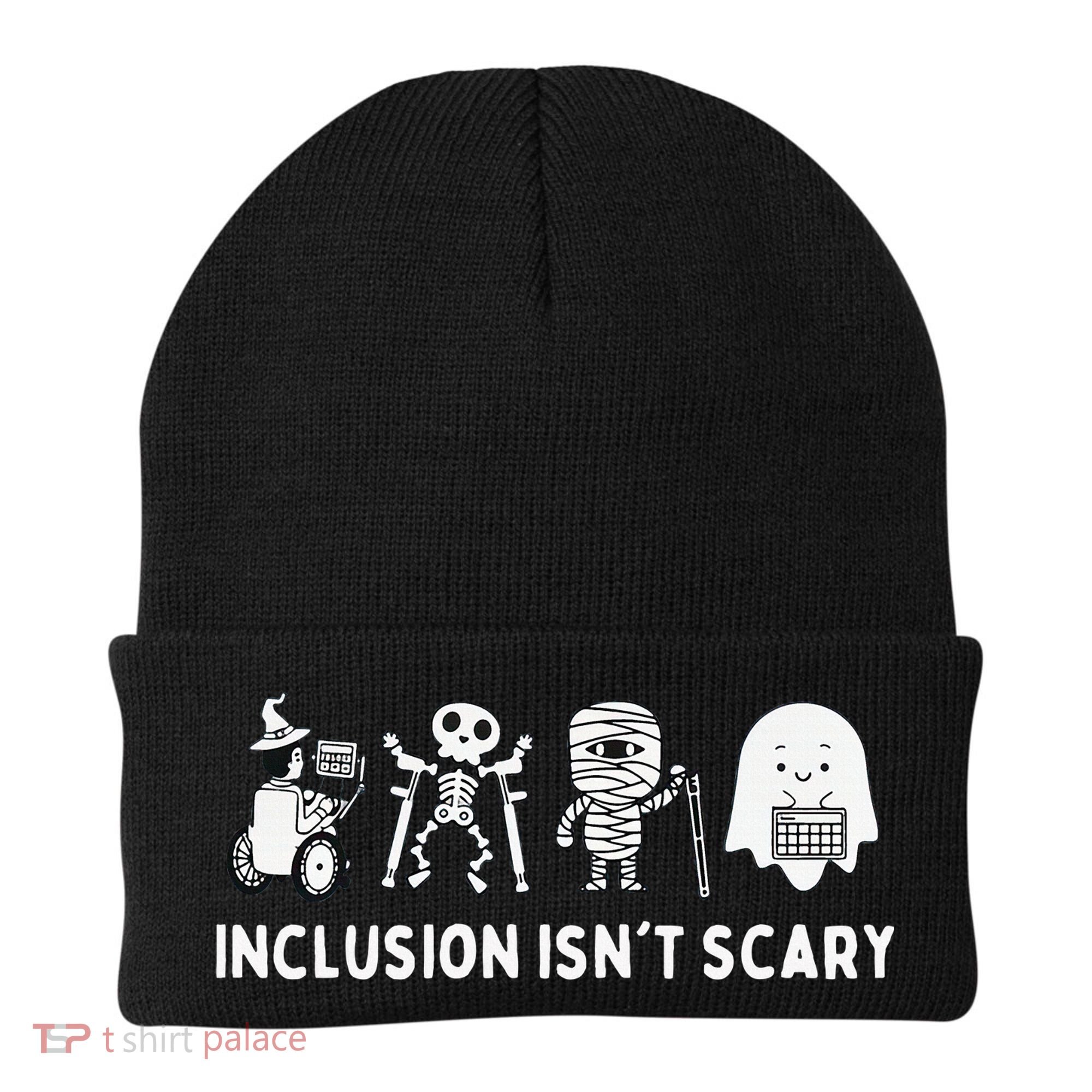 Inclusion Isnt Scary SLP Halloween Sped Teacher Inclusion Beanie