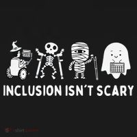 Inclusion Isnt Scary SLP Halloween Sped Teacher Inclusion Mousepad thumb 1