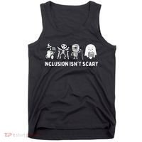 Inclusion Isnt Scary SLP Halloween Sped Teacher Inclusion Tank Top thumb 0