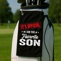 It's I'm The Favorite Son Golf Towel thumb 2