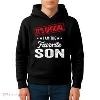 It's I'm The Favorite Son Kids Hoodie thumb 4