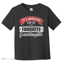 It's I'm The Favorite Granddaughter Funny Sayings Toddler T-Shirt thumb 0