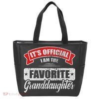 It's I'm The Favorite Granddaughter Funny Sayings Tote Bag thumb 0