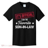 Its Im The Favorite Son In Law Kids T-Shirt thumb 0