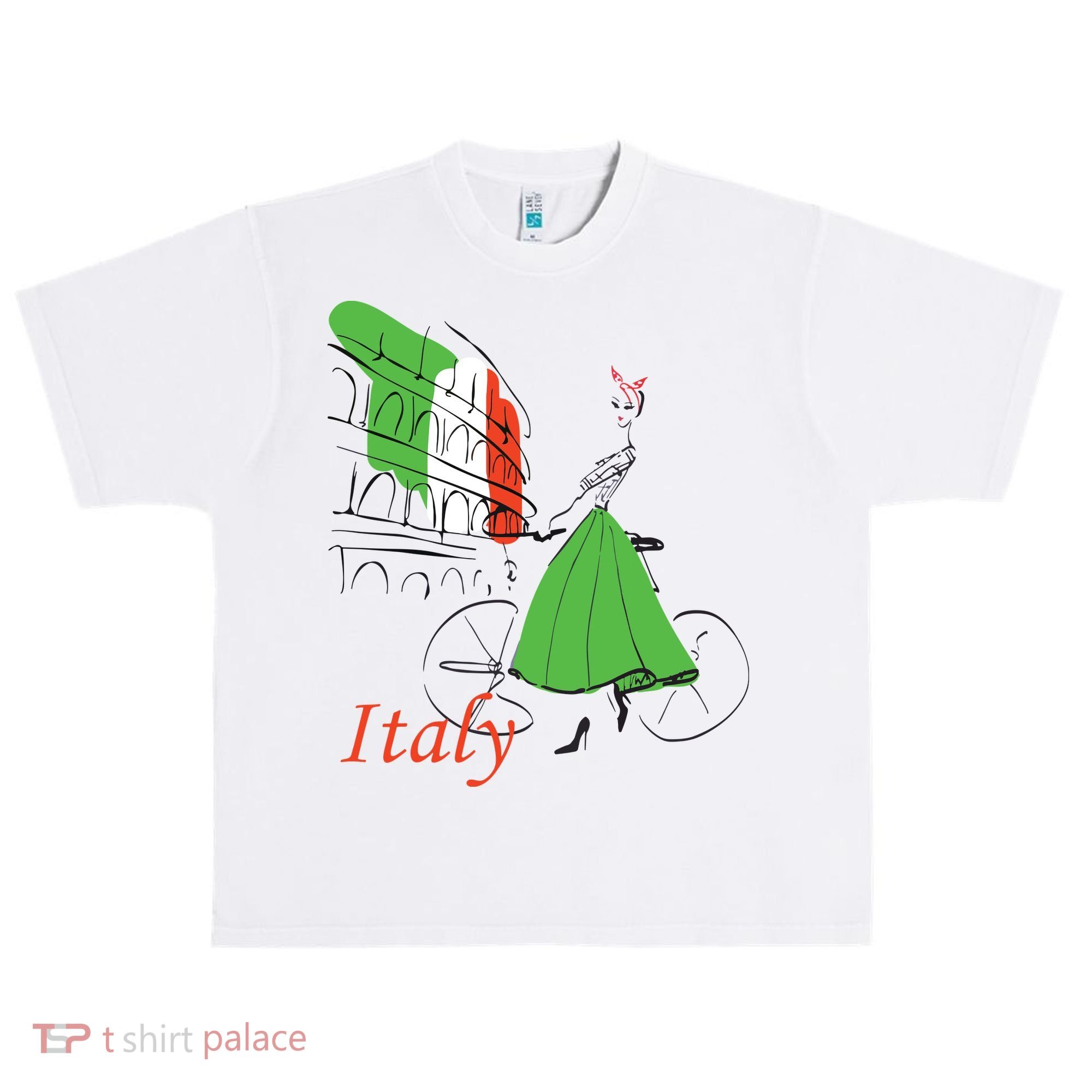 Italy Urban Oversized Heavyweight T-Shirt