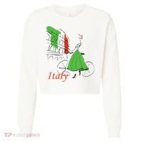 Italy Cropped Pullover Crew thumb 0
