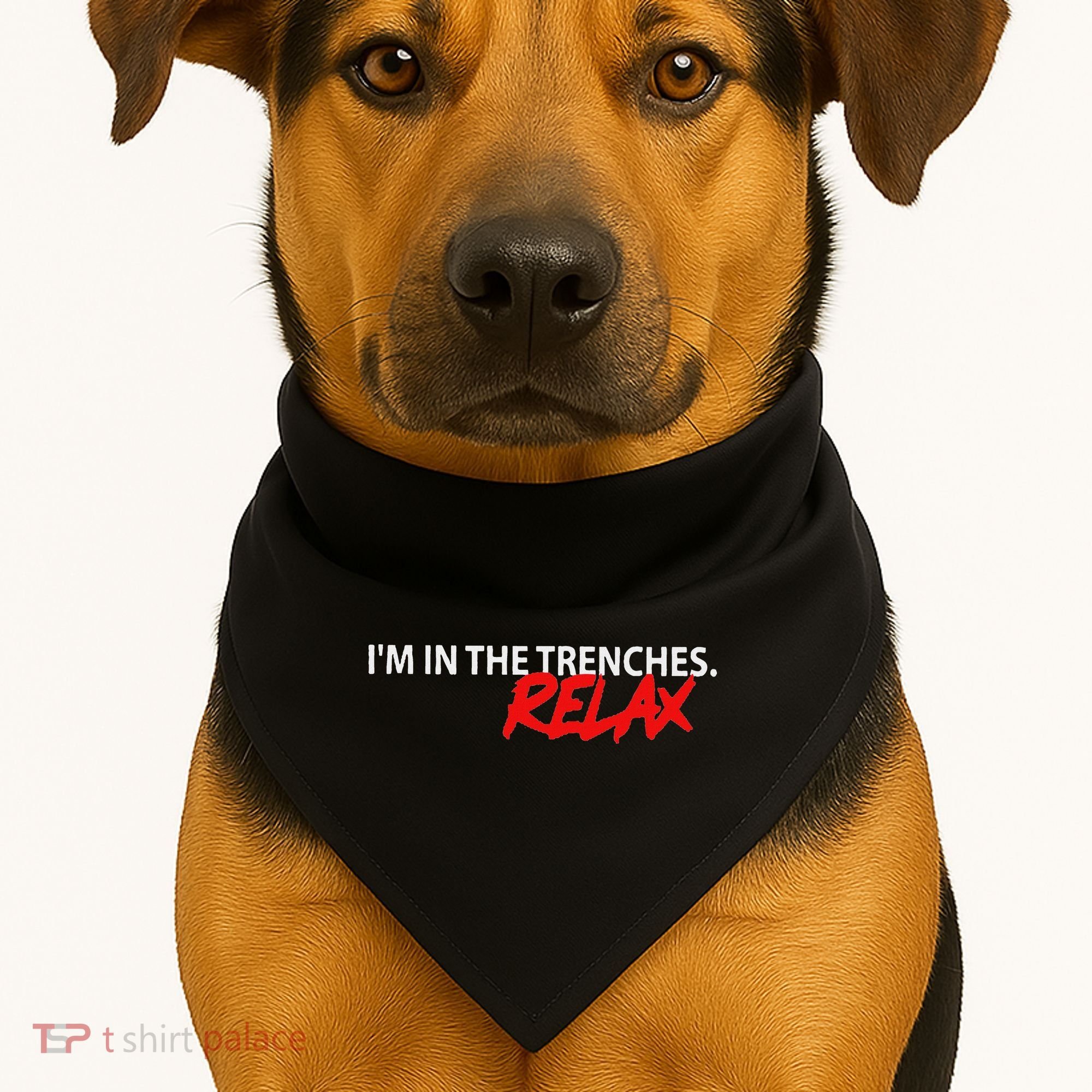 IM In The Trenches Relax USA-Made Doggie Bandana