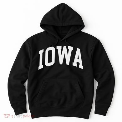 Iowa IA Throwback Classic Hoodie