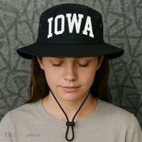 Iowa IA Throwback Classic Bucket Hat thumb 3