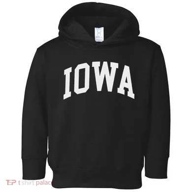 Iowa IA Throwback Classic Toddler Hoodie