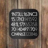 Intelligence Is The Ability To Adapt To Change Coaster thumb 0