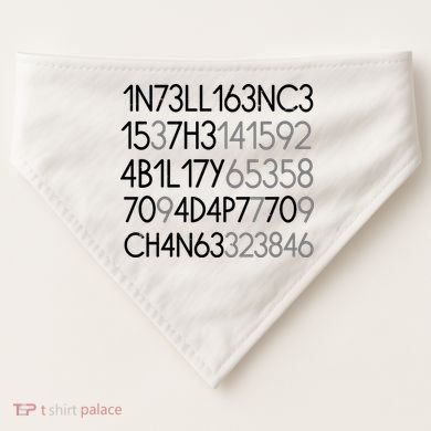 Intelligence Is The Ability To Adapt To Change USA-Made Doggie Bandana