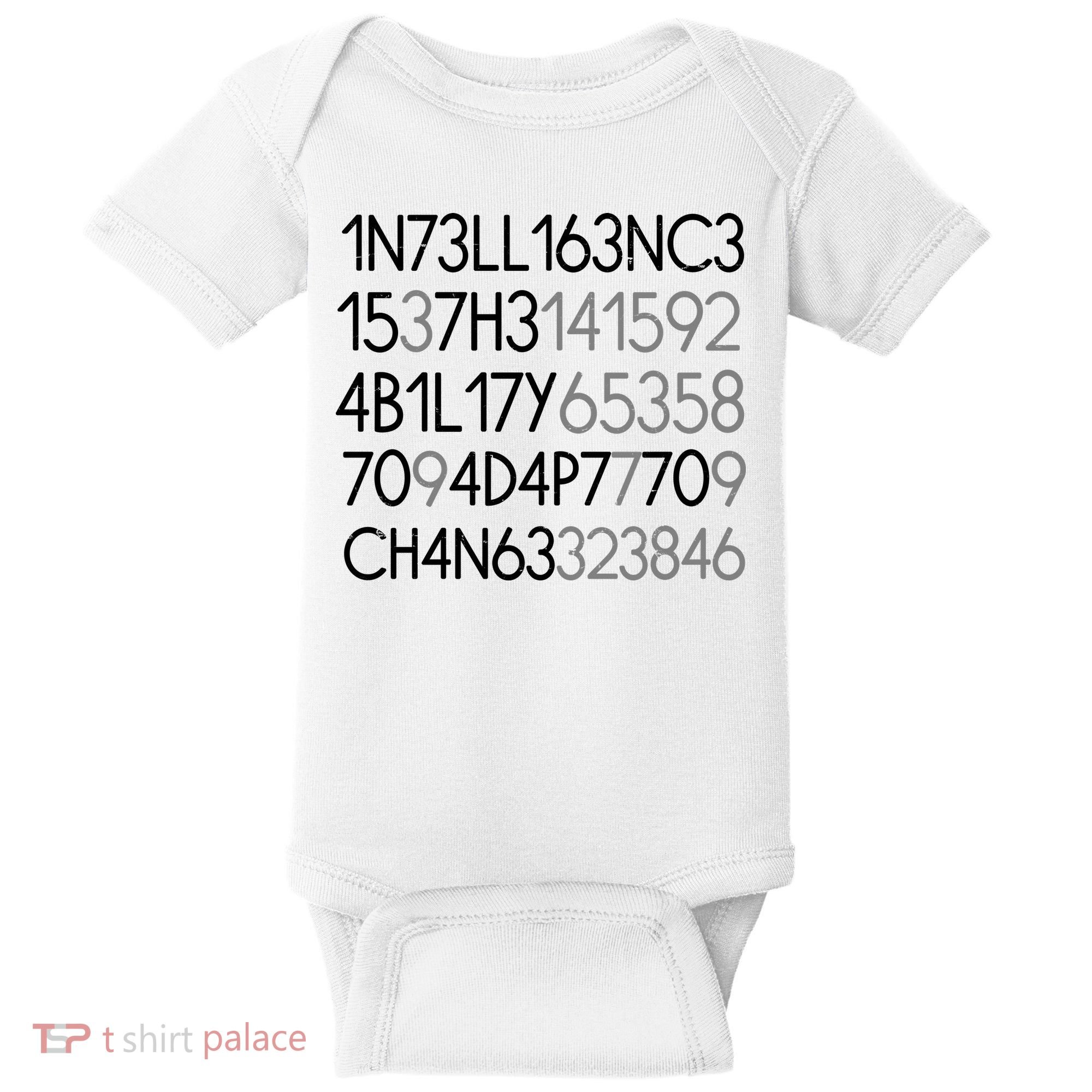 Intelligence Is The Ability To Adapt To Change Baby Bodysuit