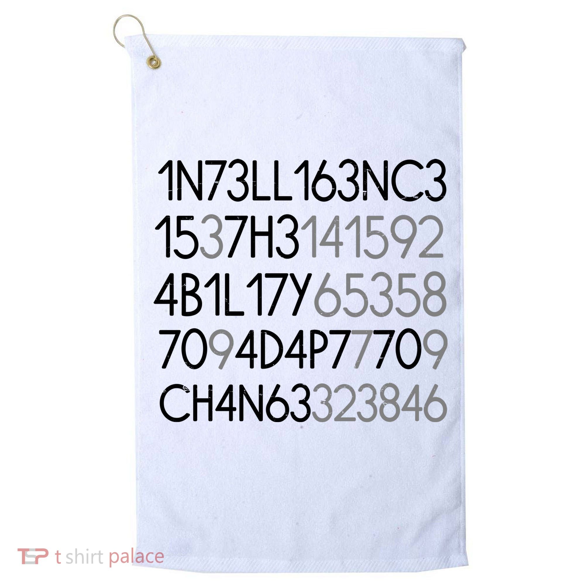 Intelligence Is The Ability To Adapt To Change Golf Towel