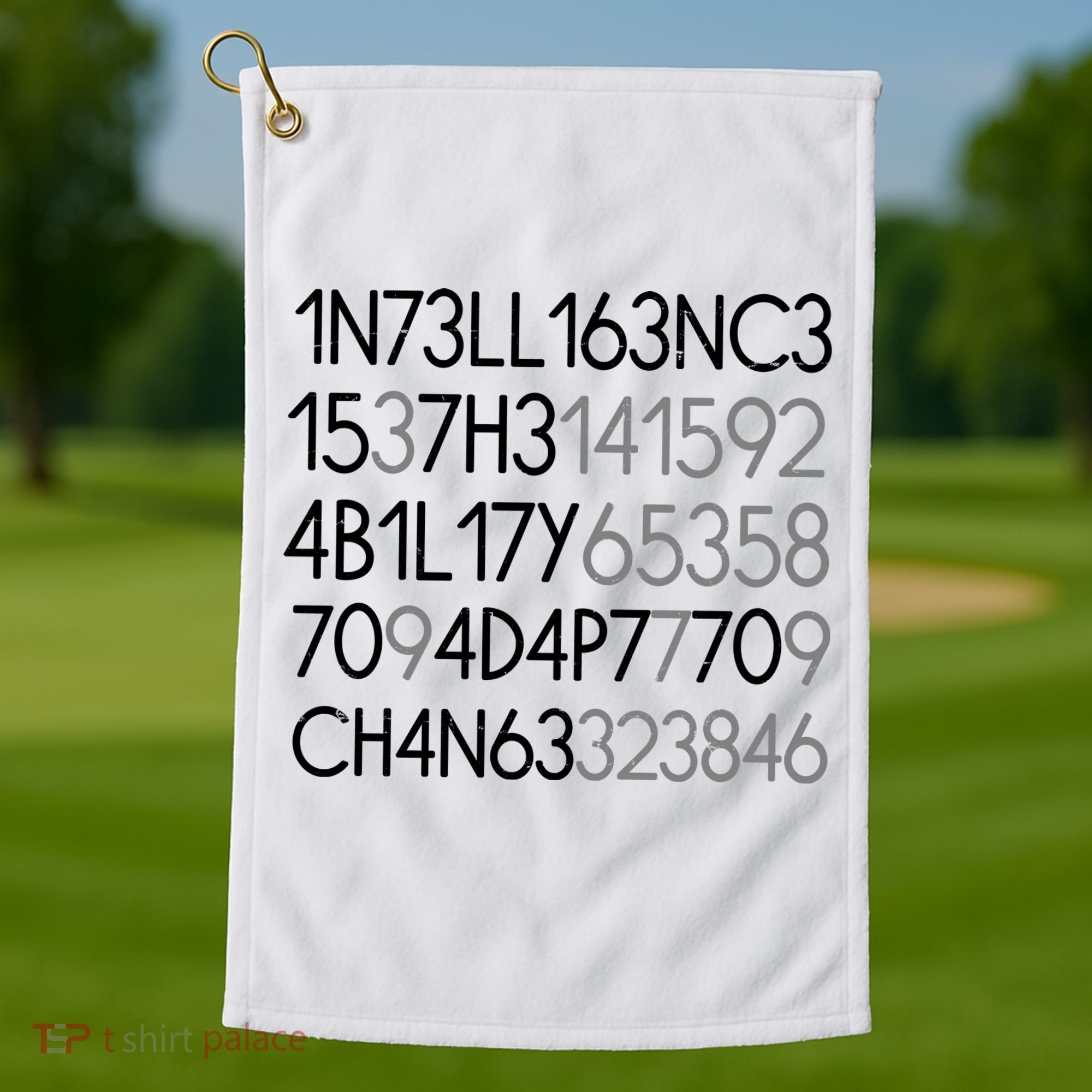 Intelligence Is The Ability To Adapt To Change Golf Towel