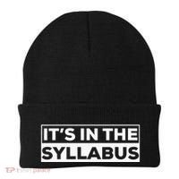 ItS In The Syllabus Beanie thumb 0