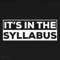 ItS In The Syllabus Coaster thumb 2