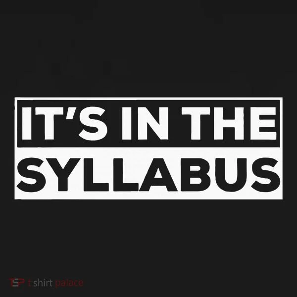 ItS In The Syllabus Coaster