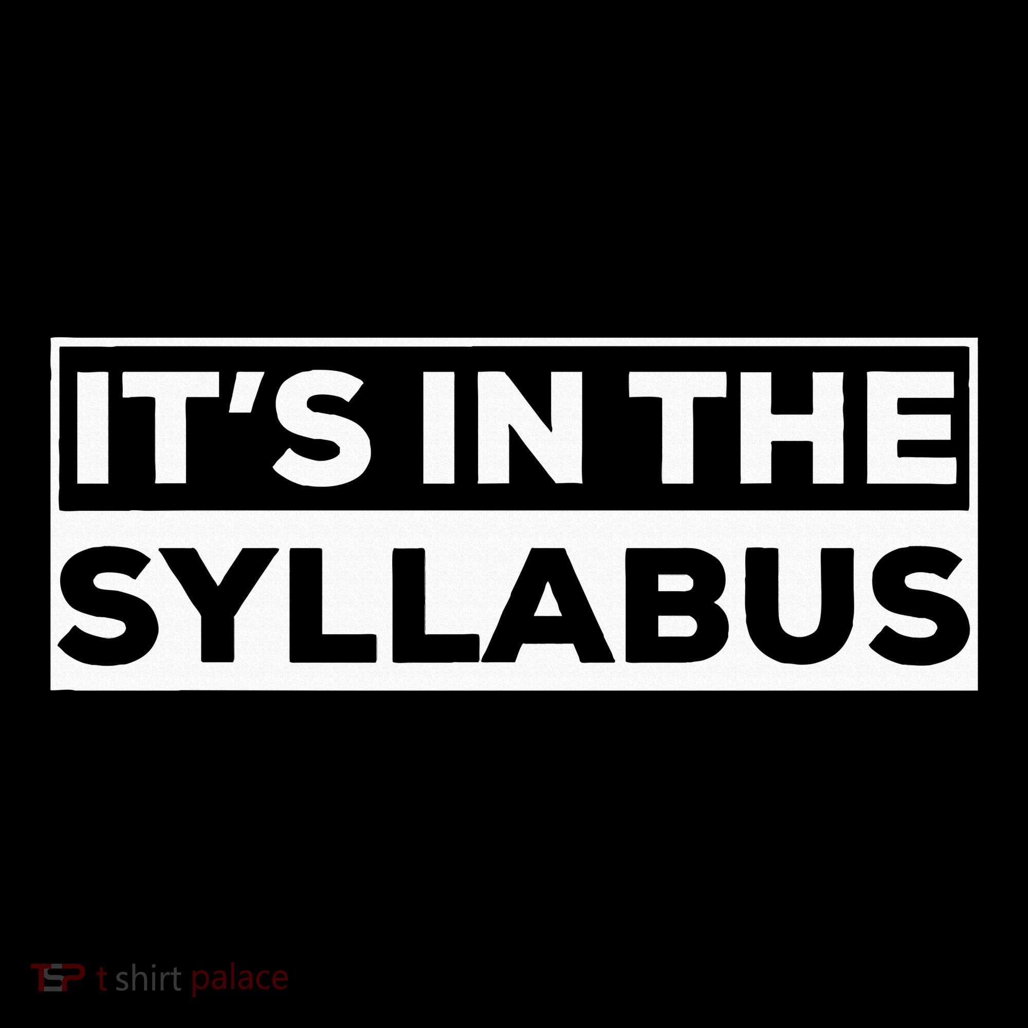 ItS In The Syllabus Women's Tank Top