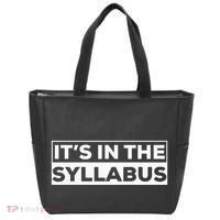 ItS In The Syllabus Tote Bag thumb 0