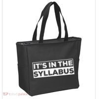 ItS In The Syllabus Tote Bag thumb 2