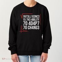 Intelligence Is The Ability To Adapt To Change Smart People Women's Sweatshirt thumb 0