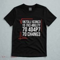 Intelligence Is The Ability To Adapt To Change Smart People T-Shirt thumb 5