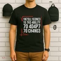 Intelligence Is The Ability To Adapt To Change Smart People T-Shirt thumb 6