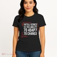 Intelligence Is The Ability To Adapt To Change Smart People Women's T-Shirt thumb 4
