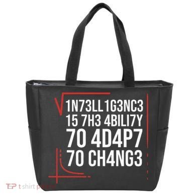 Intelligence Is The Ability To Adapt To Change Smart People Tote Bag