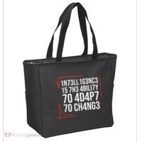 Intelligence Is The Ability To Adapt To Change Smart People Tote Bag thumb 2