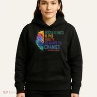 Intelligence Is The Ability To Adapt To Change Hoodie thumb 5