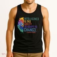 Intelligence Is The Ability To Adapt To Change Tank Top thumb 3