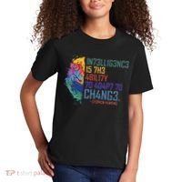 Intelligence Is The Ability To Adapt To Change Kids T-Shirt thumb 2