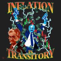Inflation Is Transitory  90s Bootleg Merch Style JPOW  Women's Sweatshirt thumb 2
