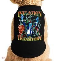 Inflation Is Transitory  90s Bootleg Merch Style JPOW  Doggie Tank thumb 0