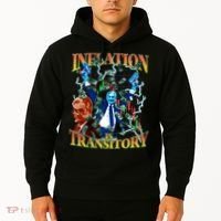 Inflation Is Transitory  90s Bootleg Merch Style JPOW  Hoodie thumb 2