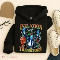 Inflation Is Transitory  90s Bootleg Merch Style JPOW  Hoodie thumb 4