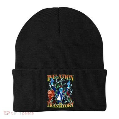 Inflation Is Transitory  90s Bootleg Merch Style JPOW  Beanie