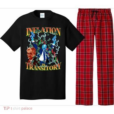 Inflation Is Transitory  90s Bootleg Merch Style JPOW  Pajama Set