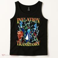 Inflation Is Transitory  90s Bootleg Merch Style JPOW  Tank Top thumb 2