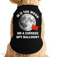Is It The Moon Or A Chinese Spy Balloon Doggie Tank thumb 0