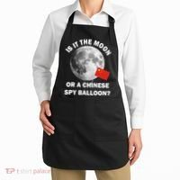 Is It The Moon Or A Chinese Spy Balloon Apron thumb 2